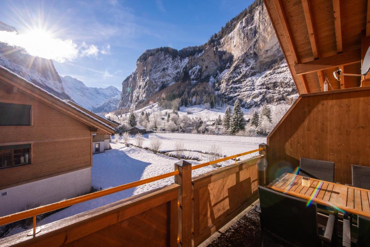Apartment Staubbach, Best Views, Spacious, Family Friendly Lauterbrunnen Exterior foto